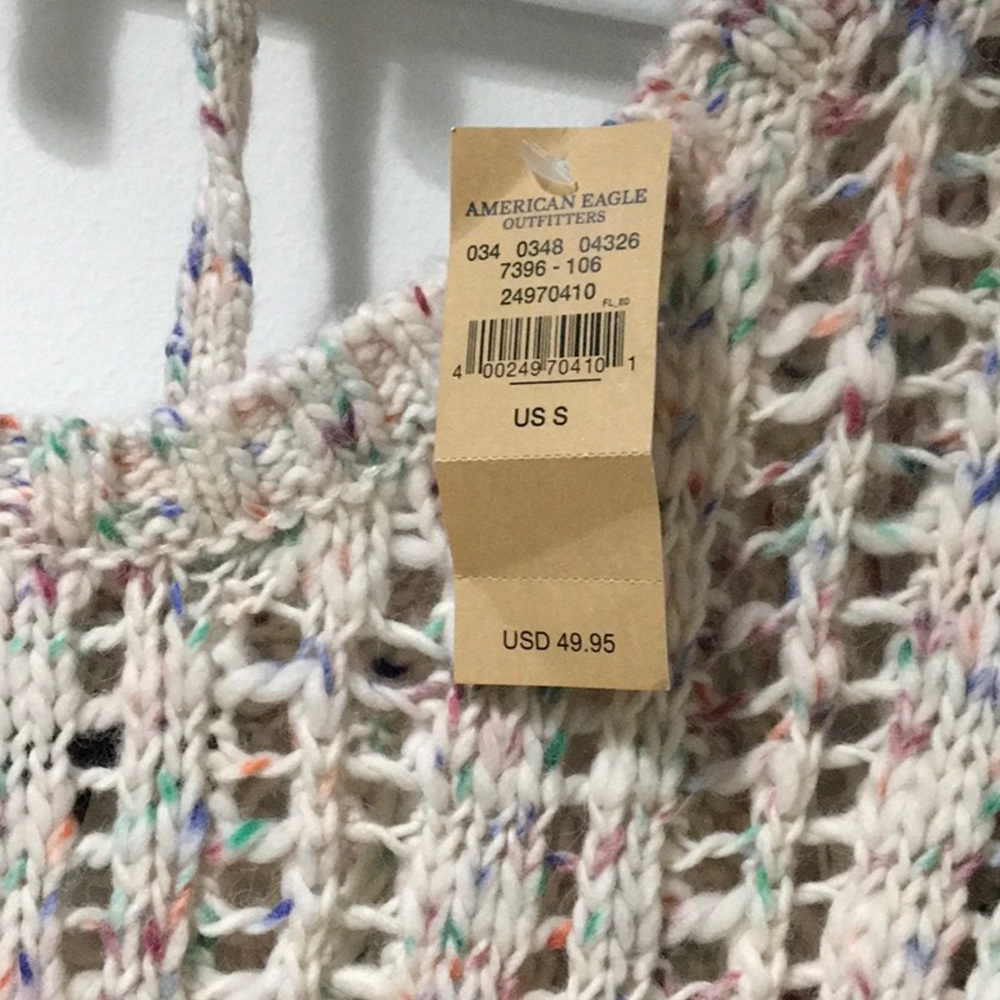 American Eagle Outfitters open knit sweater NWT - Picture 2 of 8